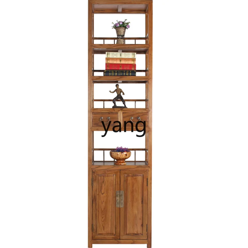 

CCL entrance partition cabinet, living room decorative wine cabinet double-sided small apartment solid wood