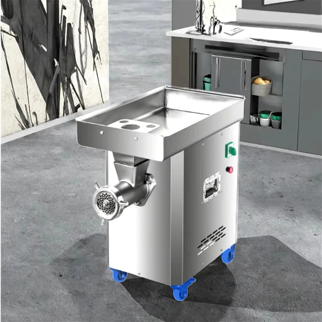 Commercial 32# Stainless Steel Meat Grinder High Power Electric Meat Chicken Frame Mincer Sausage Filler