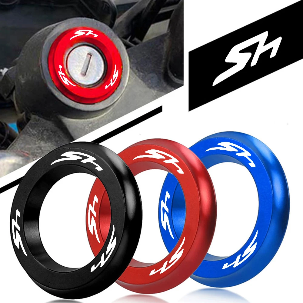 For HONDA SH125 SH125i SH300 SH300i Motorbike Decorative RING Aluminum Accessory lgnition Switch Cover Ring SH 125 125I 300 300I