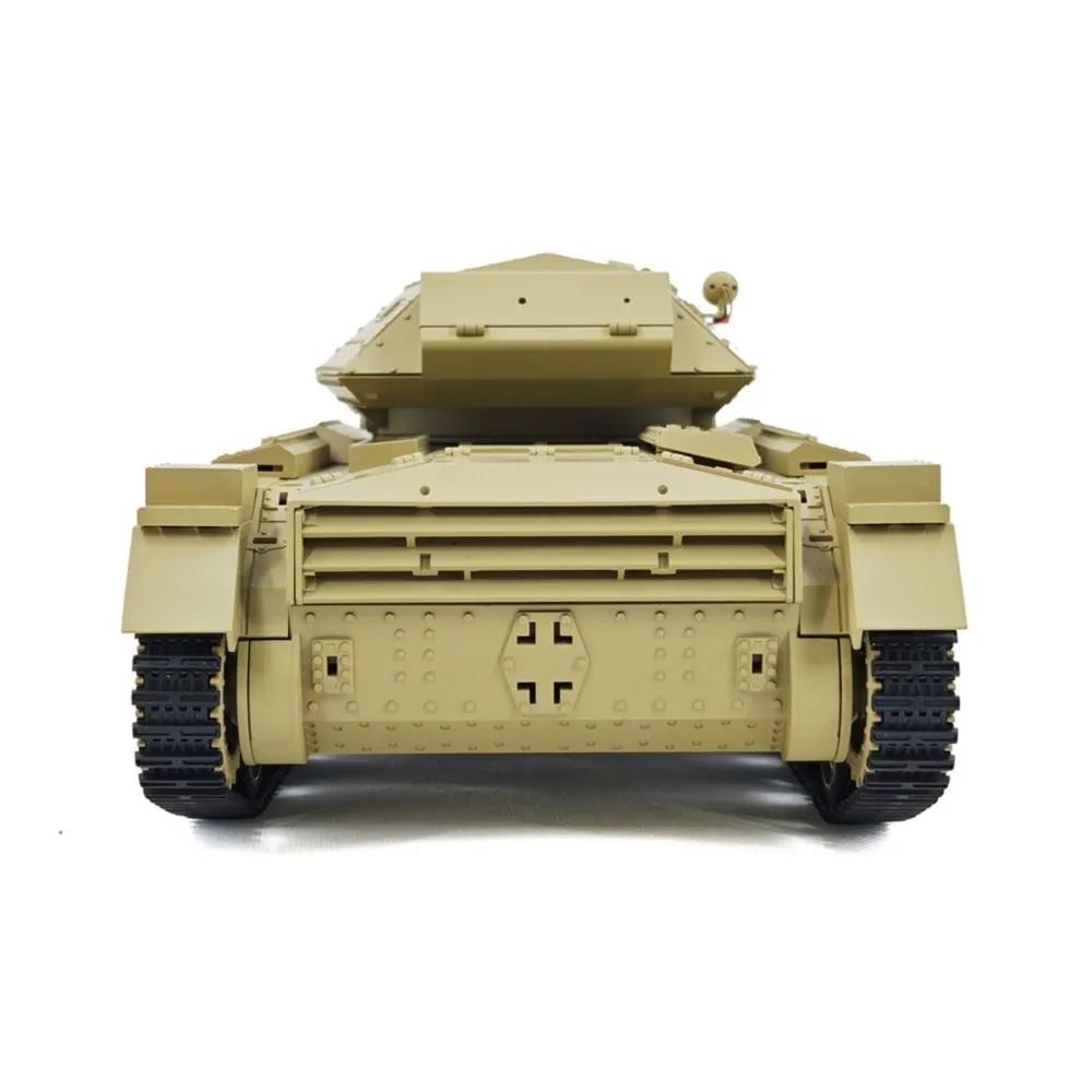 US-Verkauf 1/16 RC Kampfpanzer CoolBank Crusader MK III 2,4G Radio RTR Militärpanzer Modell 360 ° Turret Rotary Smoke Sound Lights