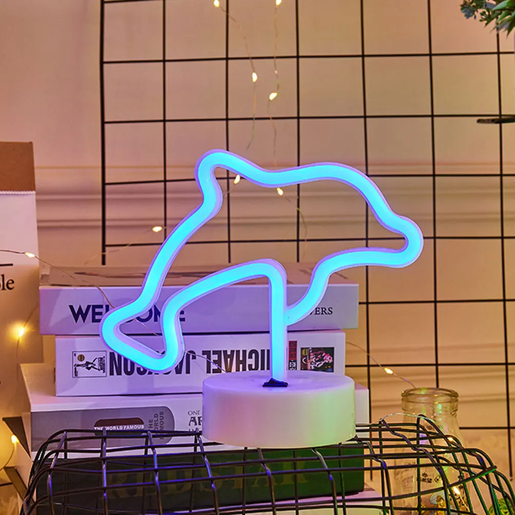 

Dolphin Light Decoration Lamp 3D LED Shaped Lights Gift Night Lighting