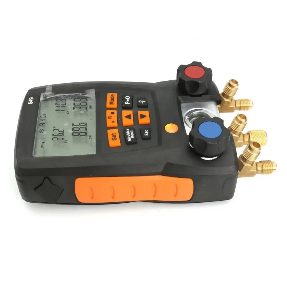 Testo 549 Original Digital Manifold Meter Air Conditioner Refrigerant Pressure Gauge