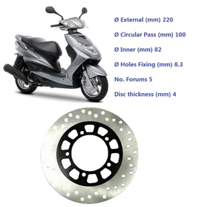 Rotor disk ön fren motosiklet, 220mm, yamaha nxc125 cygnus x-nxc 125 2003-2009 mbk alev 2004-2006 9 benzer crixus, armor - x no. 10'un en çok satan ürünleri