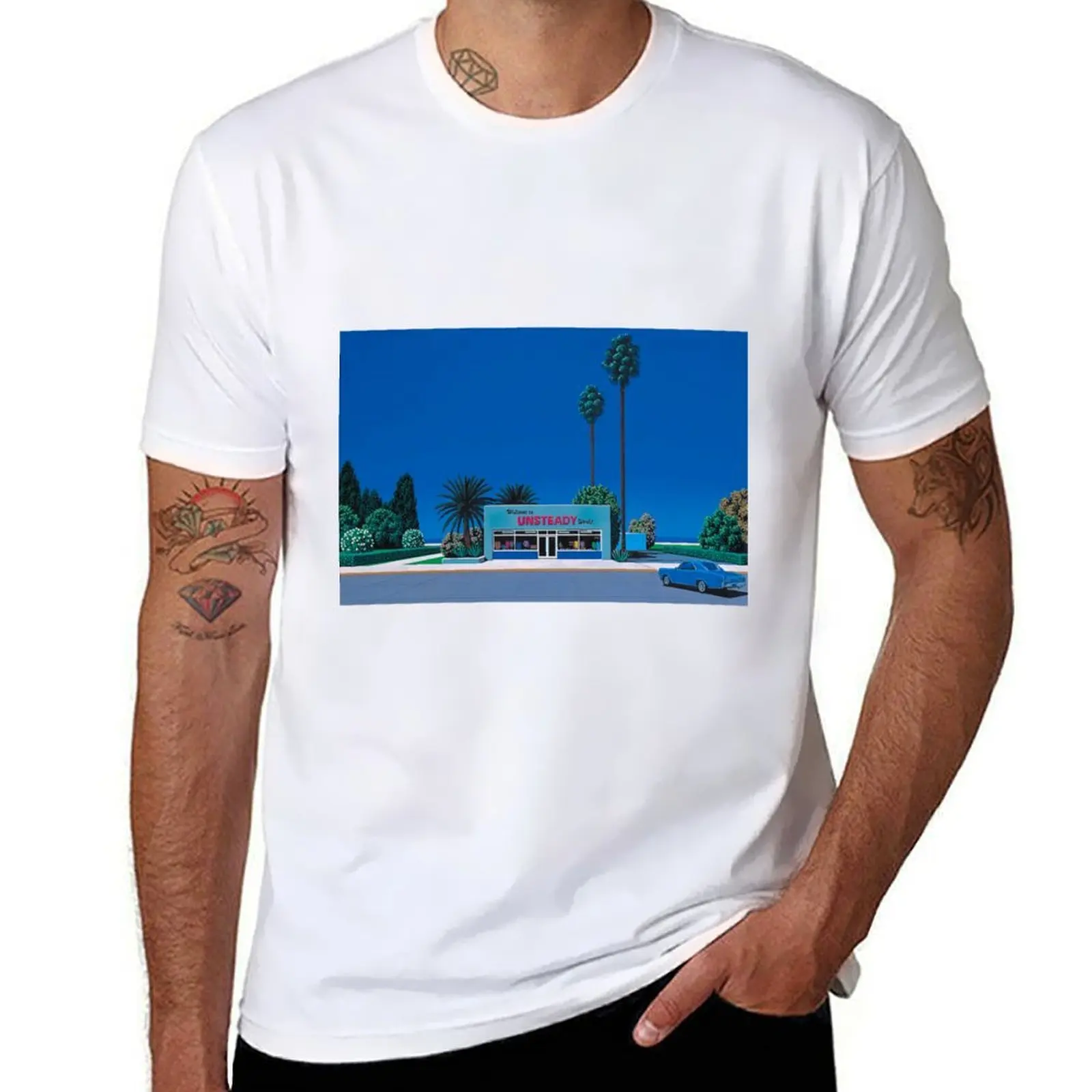 Hiroshi Nagai T-Shirt man t shirt graphic man t shirt designer T-Shirt