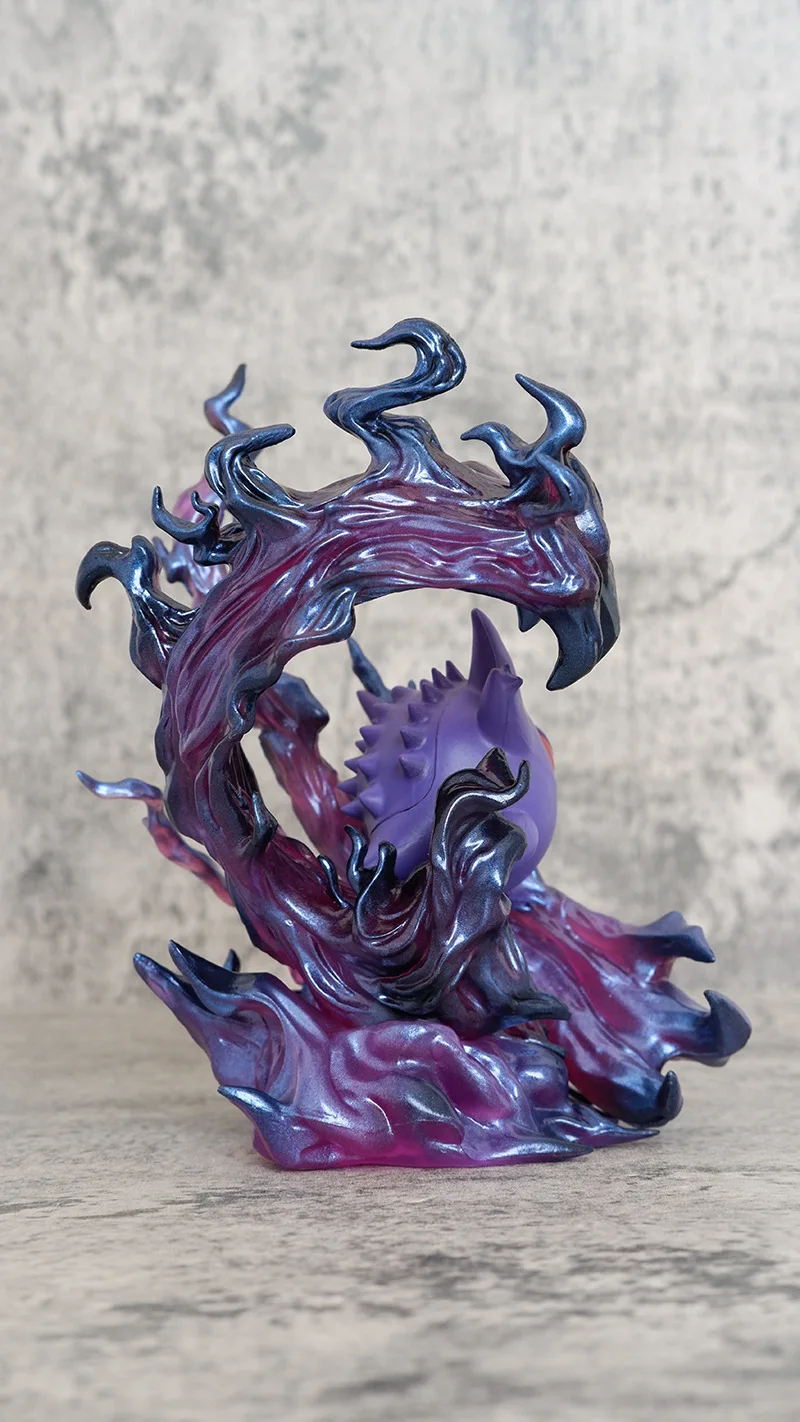 19cm Anime Pokemon Gengar Battle Ver. PVC Action Figure Game Statue Collectible Model Kids Toys Doll Gifts view 5