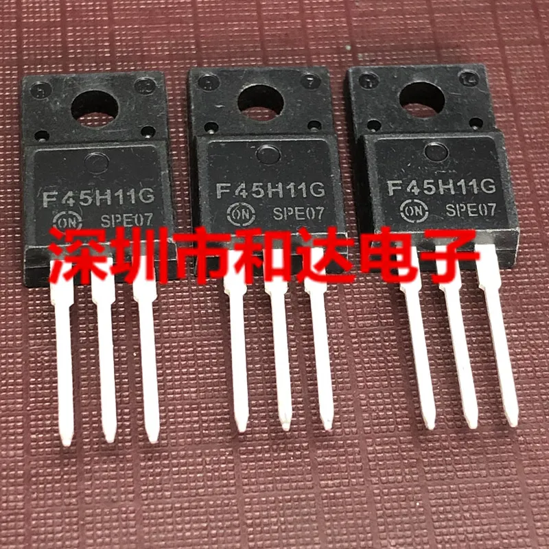 MJF45H11G F45H11G piezas 80V 10A, nuevo y ORIGINAL, MOSTO-220F-10 5 piezas, en STOCK