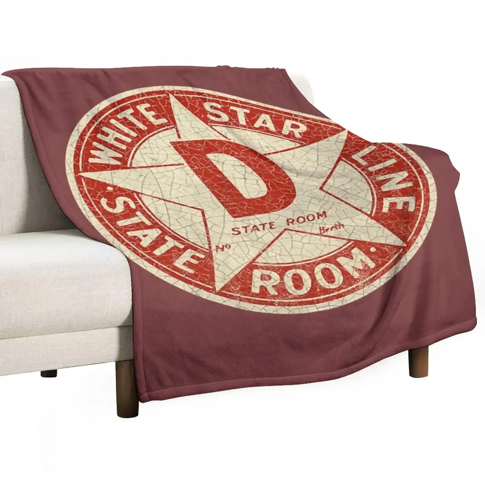 New White Star Line T-ShirtWhite Star Line - Badge Throw Blanket heavy to sleep Luxury Designer Picnic Softest Blankets