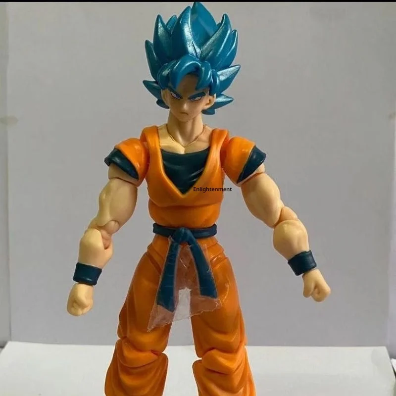 Аниме Фигурка Saiyan шарнирная передвижная и сменная коробка настольное украшение периферийный унисекс Детский праздничный подарок