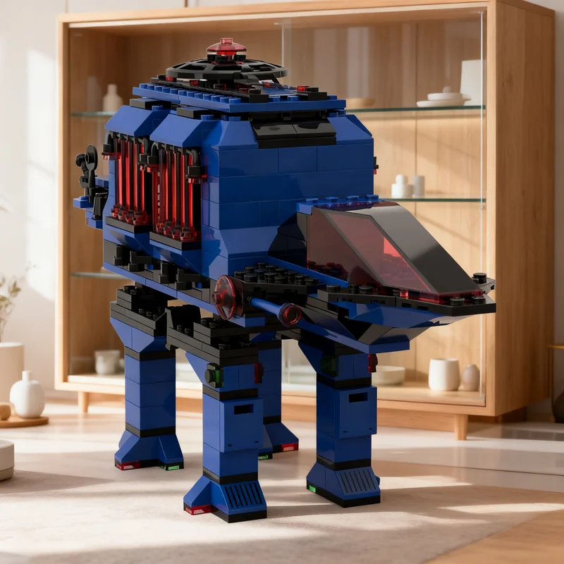 457pcs MOC Space Police I SPX-7 Iron Marshal Model Christmas Gift Creative Home Decor Desk Display For Adults
