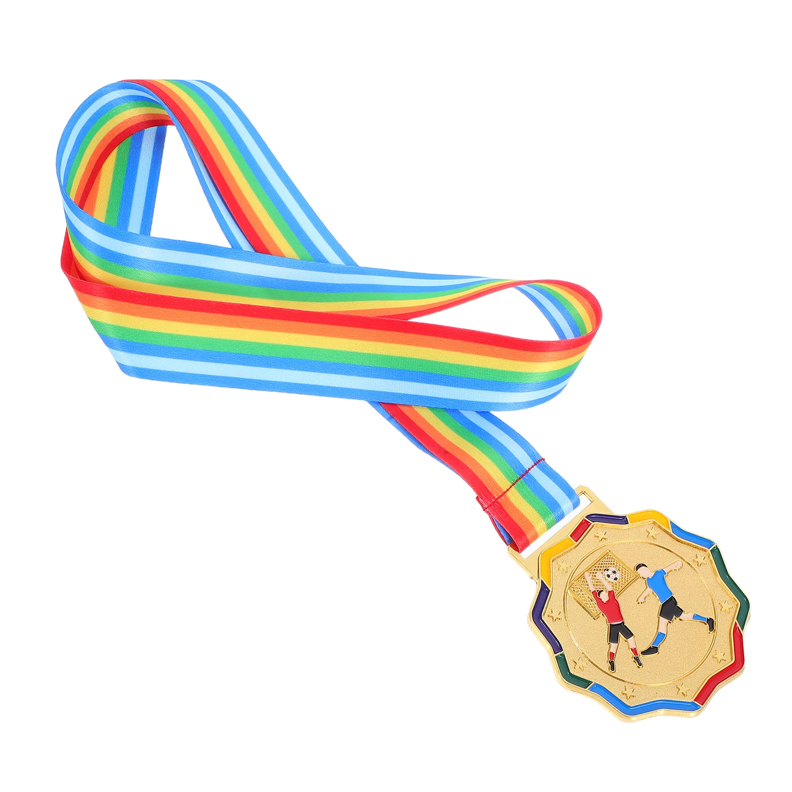 

Football Medal: Metal Soccer Award Medal For Basketball Competition Zinc Alloy Sports Event Prize Winner Reward Medals