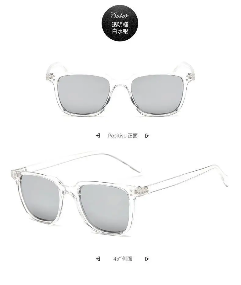 Rechteck Sonnenbrille Frauen Männer Polygon Vintage Marke Designer quadratische Sonnenbrille für Frauen Sonnenbrillen weibliche Brillen Unisex Brille – Detail 14