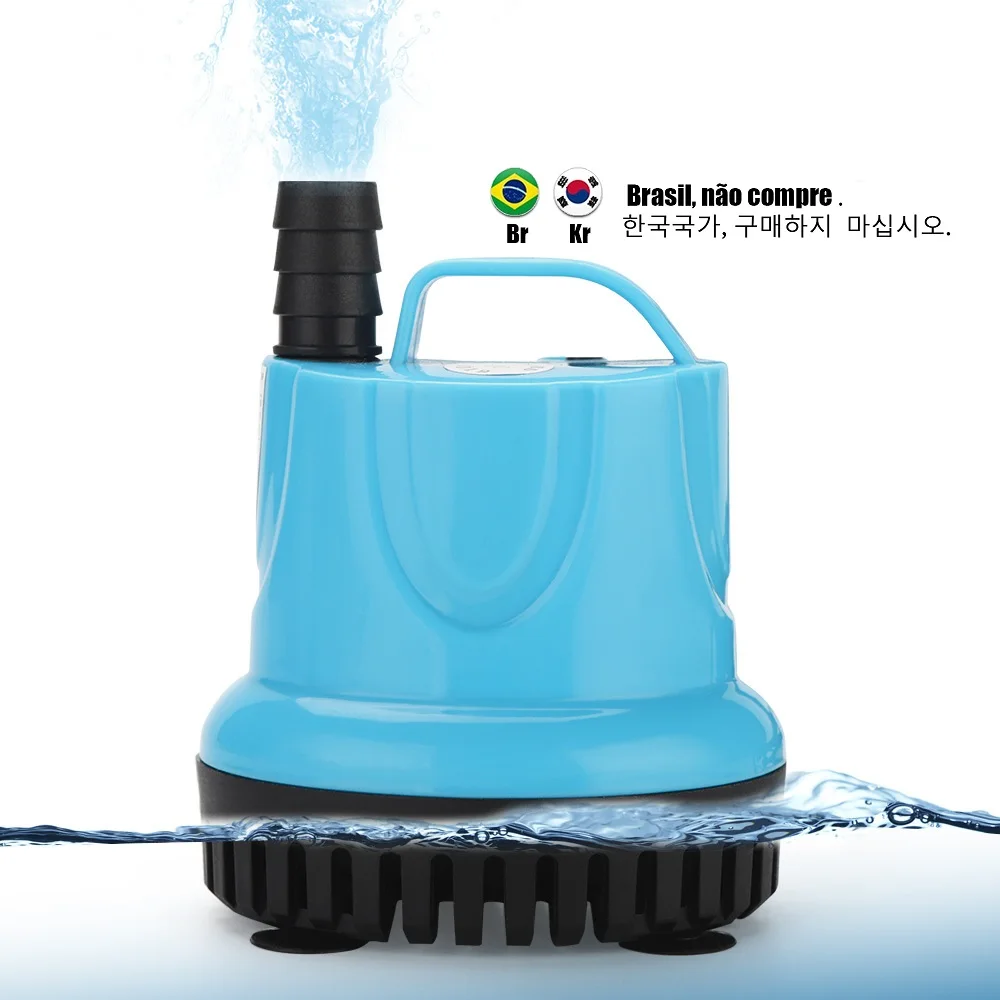 Submersible Water pump 10W/18W/25W/45W/60W 600-4500l/H 220V/110V, for aquarium, Fish Tank, temperature control, clean spout