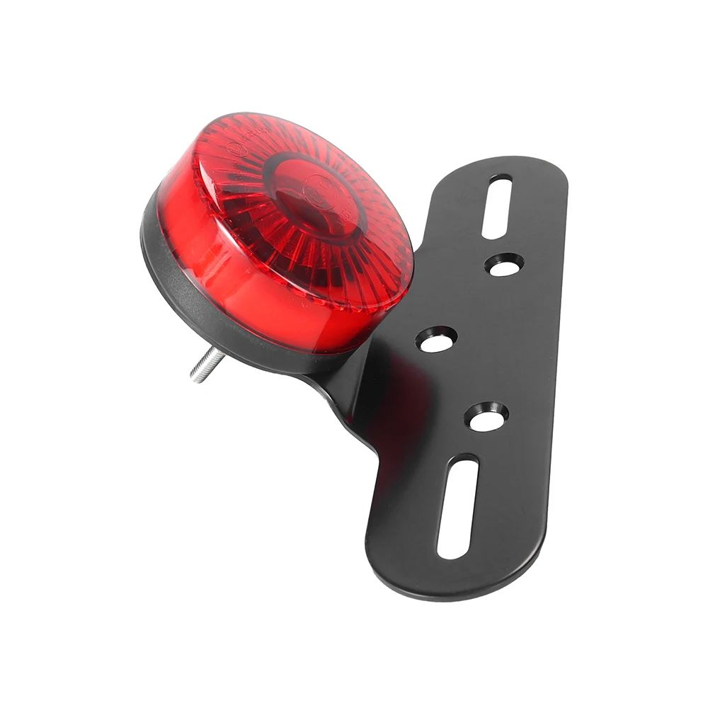 Motorcycle Tail Light Retro Rear Taillight Stop Lamp License Plate Mount for Harley XL883 XL1200 Suzuki Honda Chopper Bobber view 6