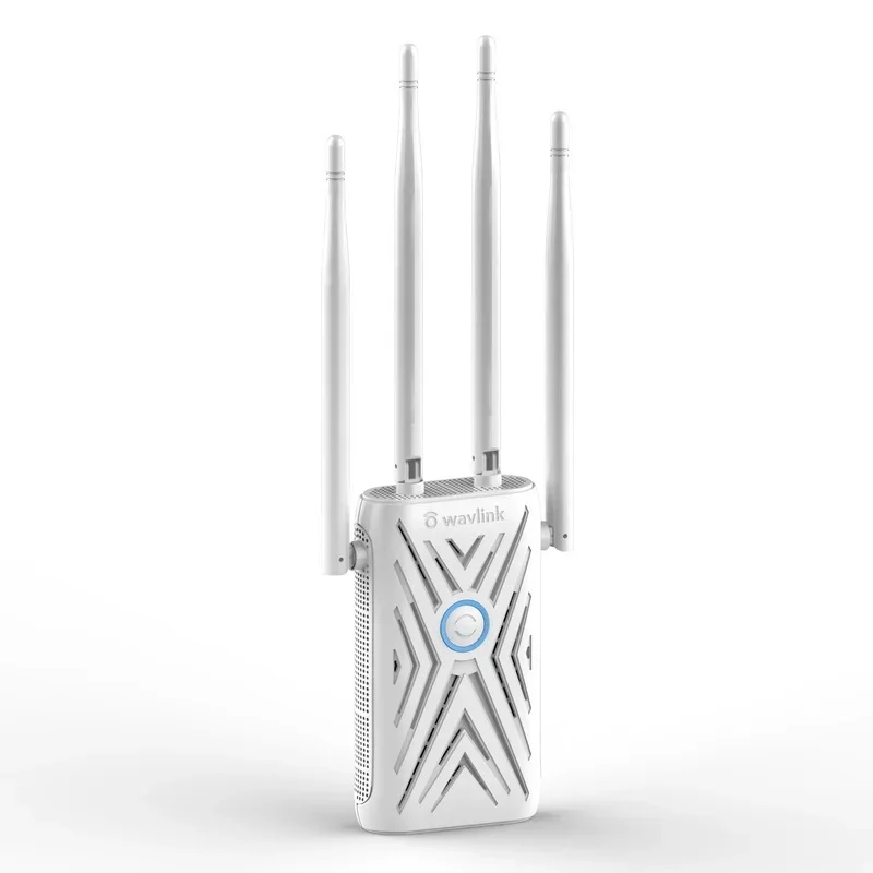 1200Mbps WiFi Repater Extender Dual Band WiFi Signal Booster 2.4G&5G Long Range Signal Repeater 4×5 Dbi Antennas Access Point