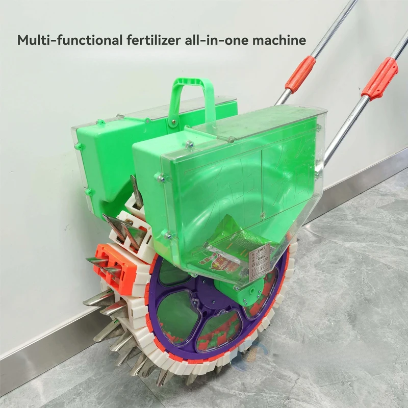 Multi-Function Hand-Push Seeder Corn Cotton Soybean Peanut Precision Machine Fertilization Seeding Automatic All-In-One