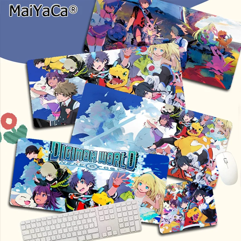 

Digimon Anime Mousepad Boy Pad Laptop Gaming Mice Mousepad Size For Game Keyboard Pad For Gamer