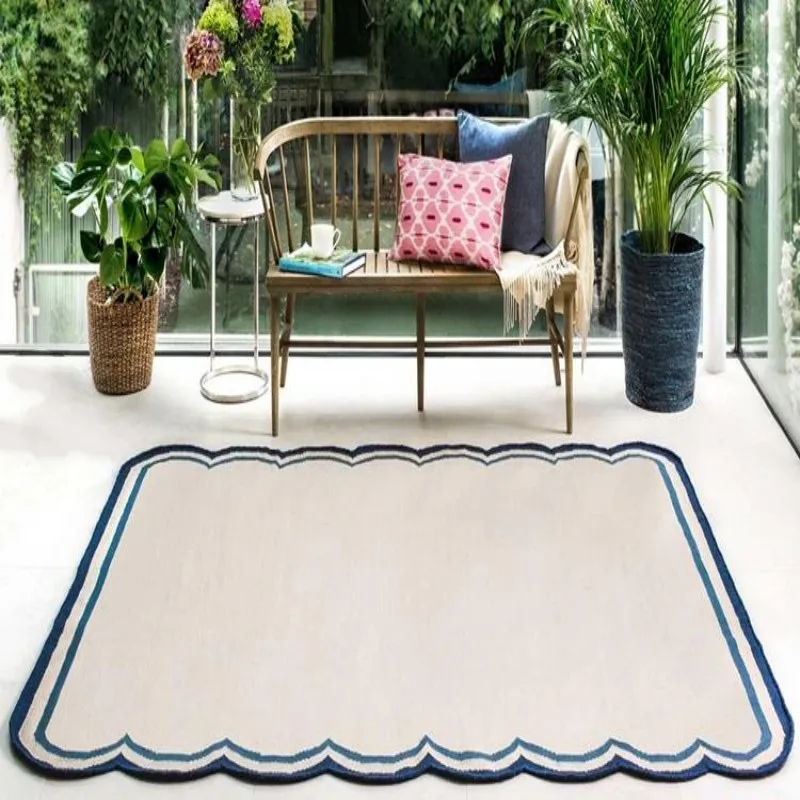 Minimalist Irregular Living Room Decoration Carpet Creative Rugs for Bedroom Large Area Baby Crawling Mat Cloakroom Plush Rug