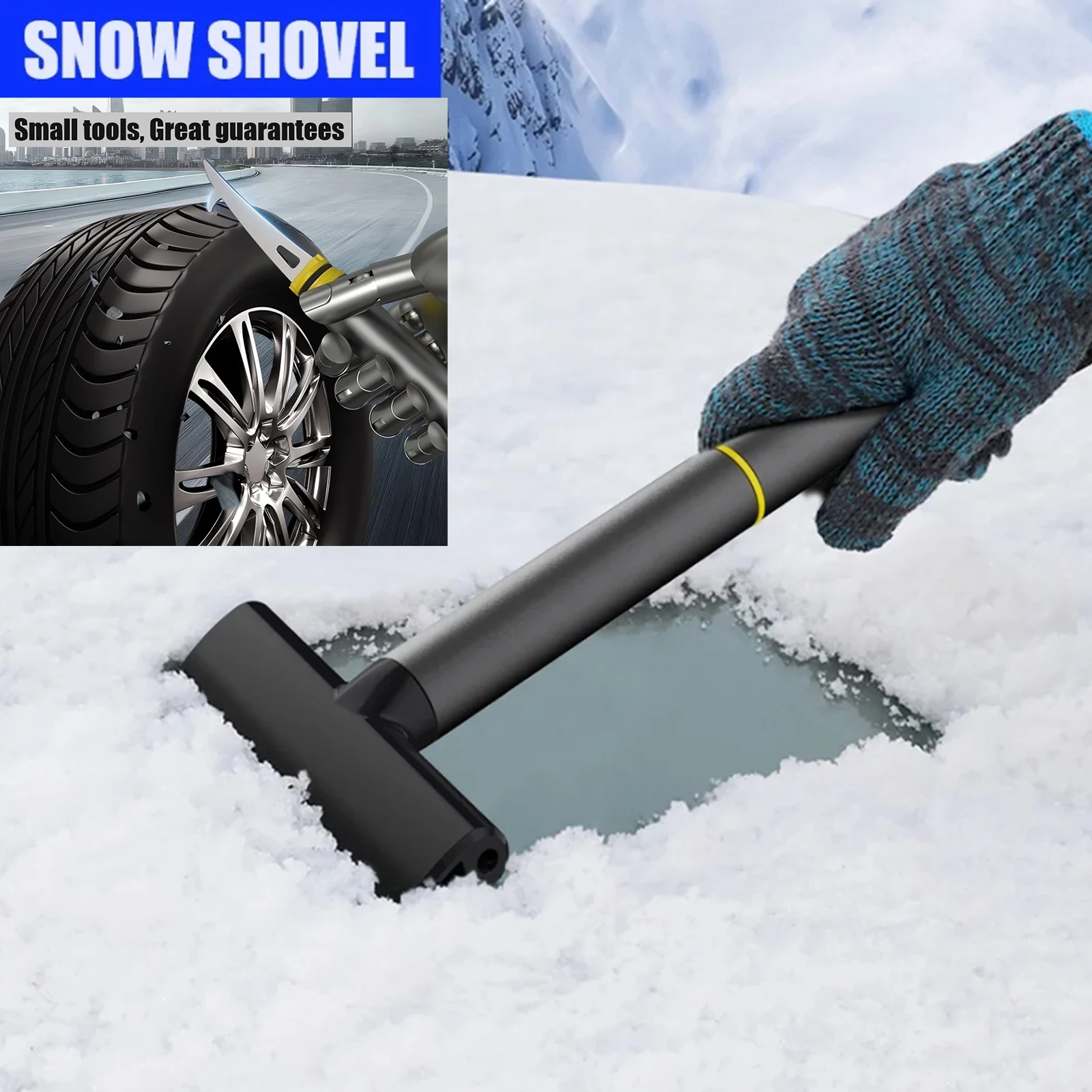 Deicer Snow Refrigerator Ice Snow Remover Handheld Deicing Fridge Auto Window Winter Snow Brush Shovel