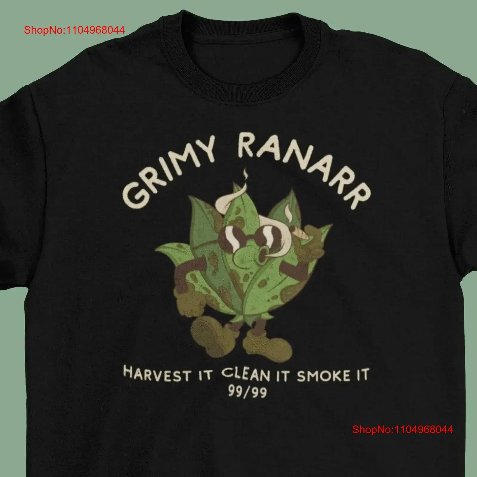 

Grimy Ranarr Classic T Shirt Osrs Top Gaming Fashion Man Woman for Him vintage Washed homme Stylish Casual Versatile