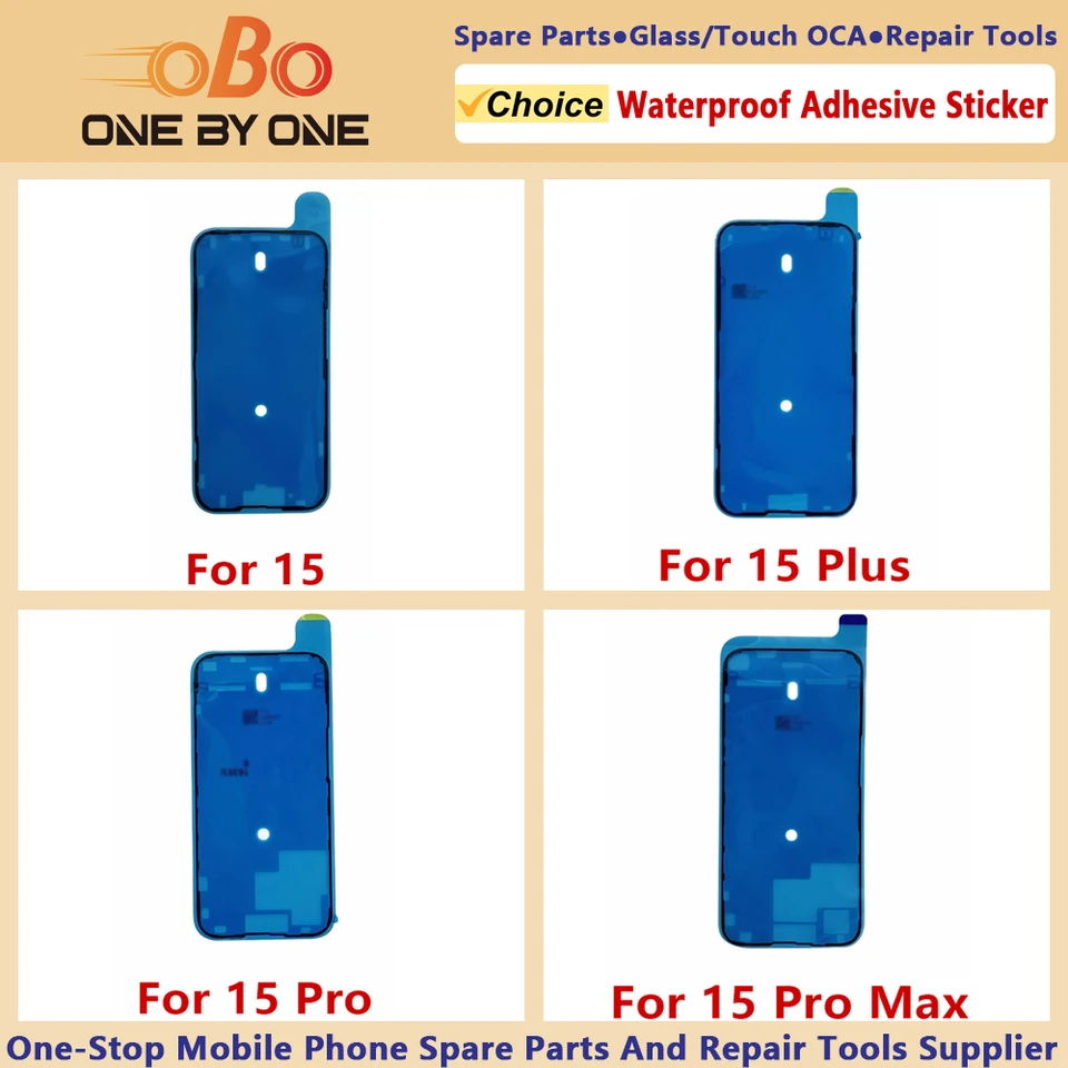 Waterproof Adhesive Sticker For iPhone 15 PRO MAX PLUS Front