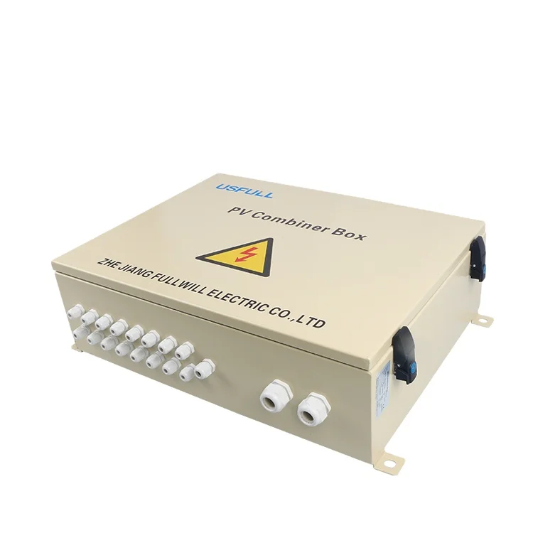 USFULL 6 strings PV Solar DC550V 1000V 1500V  combiner box IP65 with anti-reverse diode for solar power system