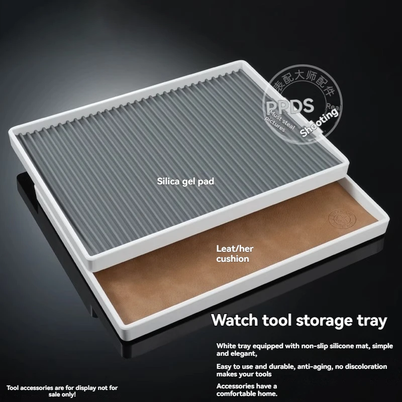 Резиновый противоскользящий коврик для часовщиков, ремонт блоков часов, подушка для обслуживания, лоток для инструментов для ремонта часов