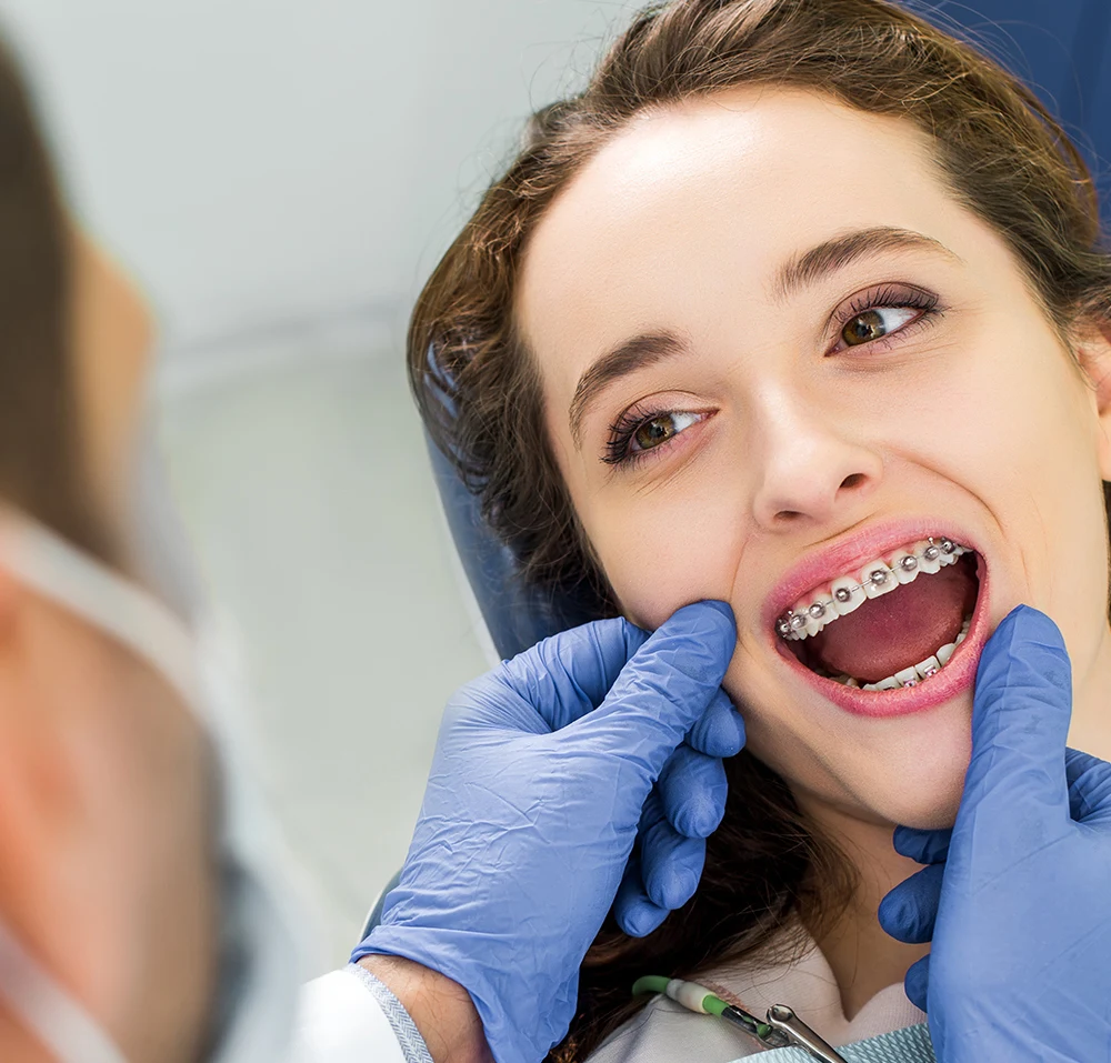 5 Boxen AZDENT Dental Bracket Kieferorthopädische Zahnspangen Sphärische kugelförmige Monoblock MIM selbstligierende Roth MBT 0,022 Bukkalröhrchen – Detail 4