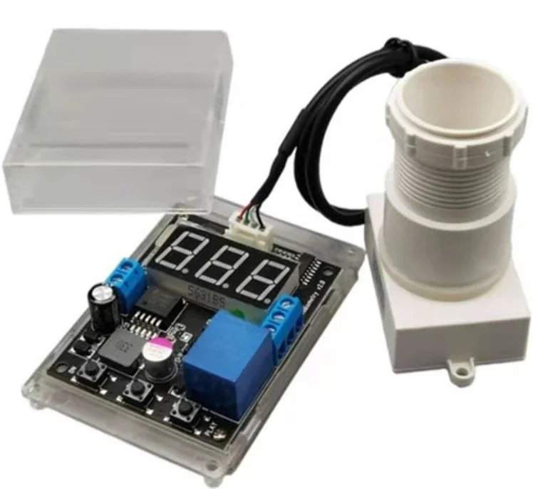 Radar Induction Detection Module Ultrasonic Distance Sensor Adjustable Display Range Relay Output Control