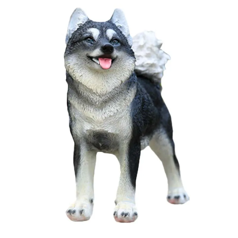 %*f F Artificial Simulation Dog Ornament Outdoor Garden Courtyard Decoration Landscape Pet Animal Sculpture Large Dog Model