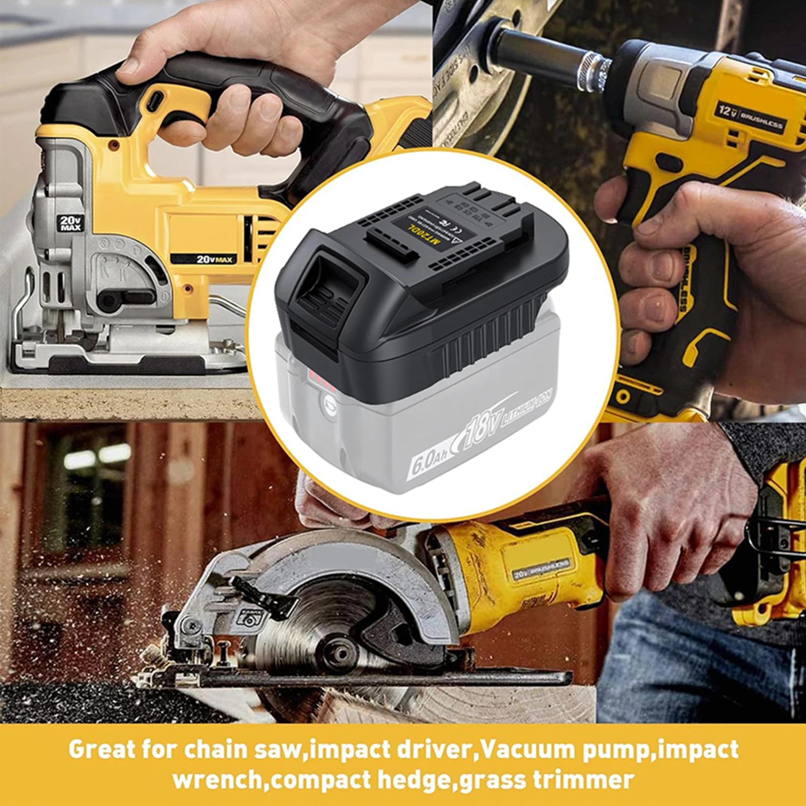 Адаптер для преобразователя аккумулятора MT20DL для Makita 18 в, Bl1830, Bl1860, Bl1815, преобразователь в Dewalt 18 в, 20 в, литий-ионный аккумулятор DCB200