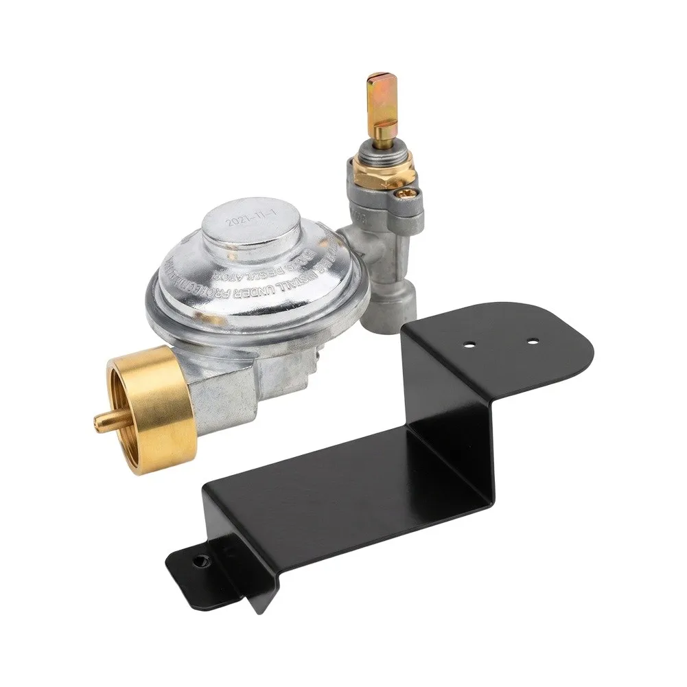 80476 Gas Grill Regulator Replacement For Weber Q200 Q220 LP Propane Valve Assembly Easy Install For Outdoor BBQ Cooking
