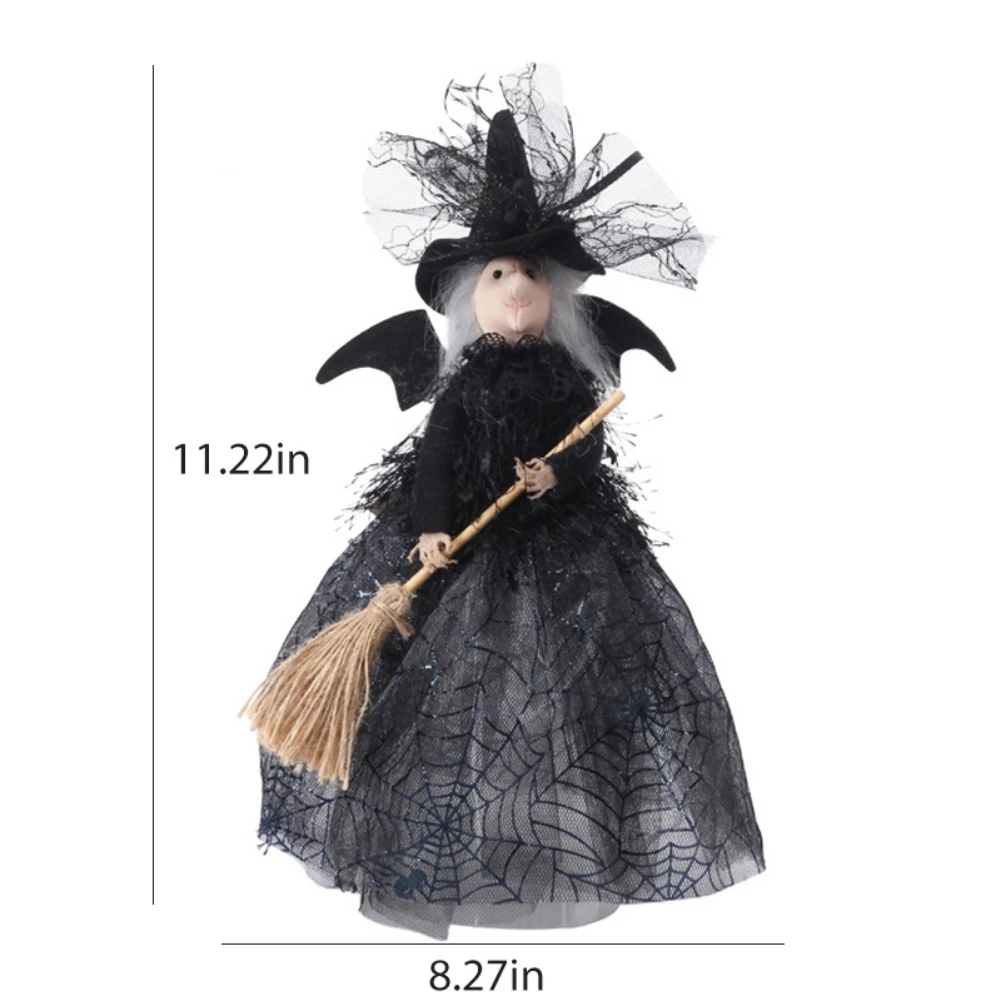 

Halloween Witch Elegant And Mysterious Ghost Festival Witch Doll Tree Top Star