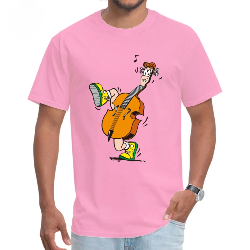 Music T-shirt Cello Man Tshirt Orchestra Band Tees Designer Funny Members T Shirts Classic Sound Cartoon Tops 100% Cotton Camisa