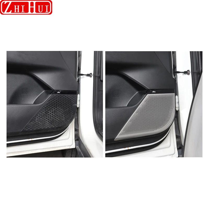 For GAC GS3 2024 GAC Emzoom 2025 Car Inner Door Bowl Frame Sticker Stainless Steel Sound System Spearker Cover Auto Accessories