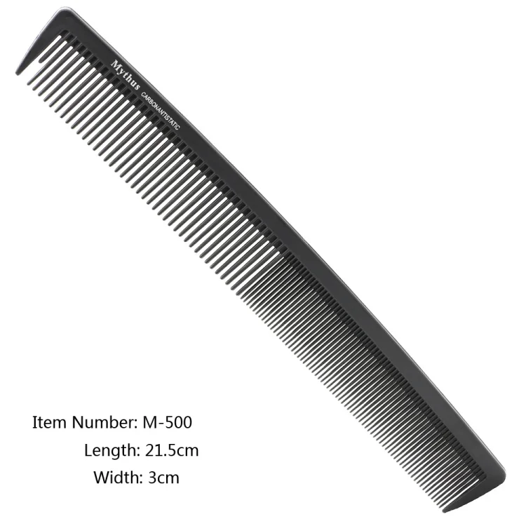 Mythus Barber Kamm Haarschnitt Professionelle Friseur Styling Kamm Set Salon Haarpflege Styling Werkzeug Carbon Faser Kamm Set – Detail 19