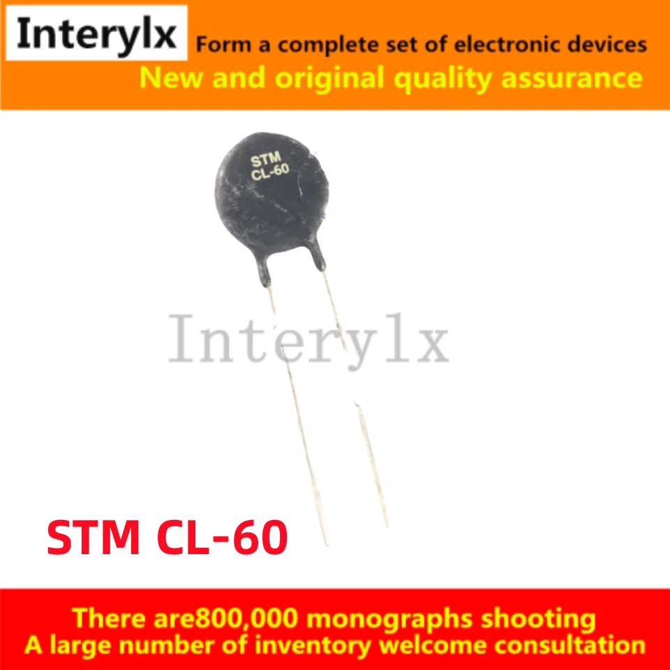 2-10Pcs/Lot Original STM CL-60 NTC thermistor 10ohm 10R 5A STM CL60 20mm