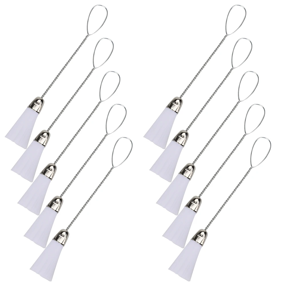 (صفقة التخليص) 10 قطعة مجموعة فرش ماكينة الخياطة فرشاة تنظيف الكمبيوتر نهاية واحدة فرشاة النايلون أدوات تنظيف 17.3 سنتيمتر #3