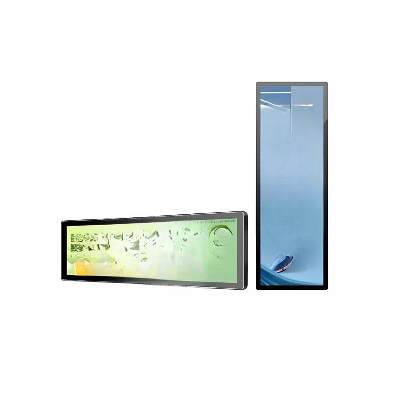 

Bar screen advertising machine Long strip display wall hanging high definition