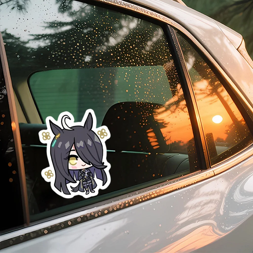 Manhattan Cafe Anime Uma Musume Pretty Derby Game Stickers Cute Cartoon Decal Laptop Skateboard Motorcyc Car Decoration Stickers