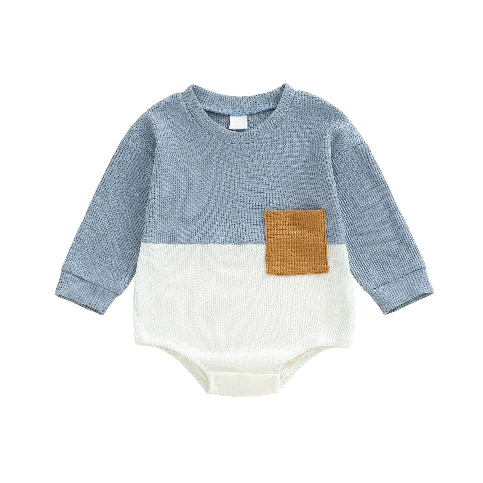 

12 Months Boys Clothes Baby Boys Comfortable And Breathable Bodysuit Simple Long Sleeve Casual Bodysuit 24 Month Old Bodysuits