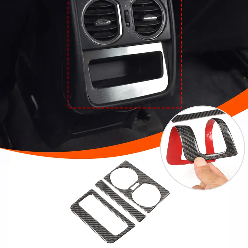 

For Alfa Romeo 159 2004-2011 Automotive rear air conditioning vent decorative panel soft carbon fiber car modification parts
