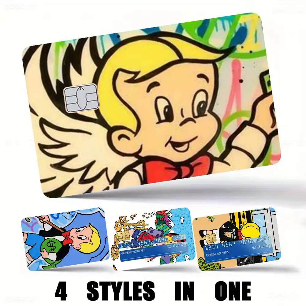 Money-y Boy Richie rich-RR  Credit Card HD Stickers Premium matte film effectively prevents fingerprints and daily abrasion.