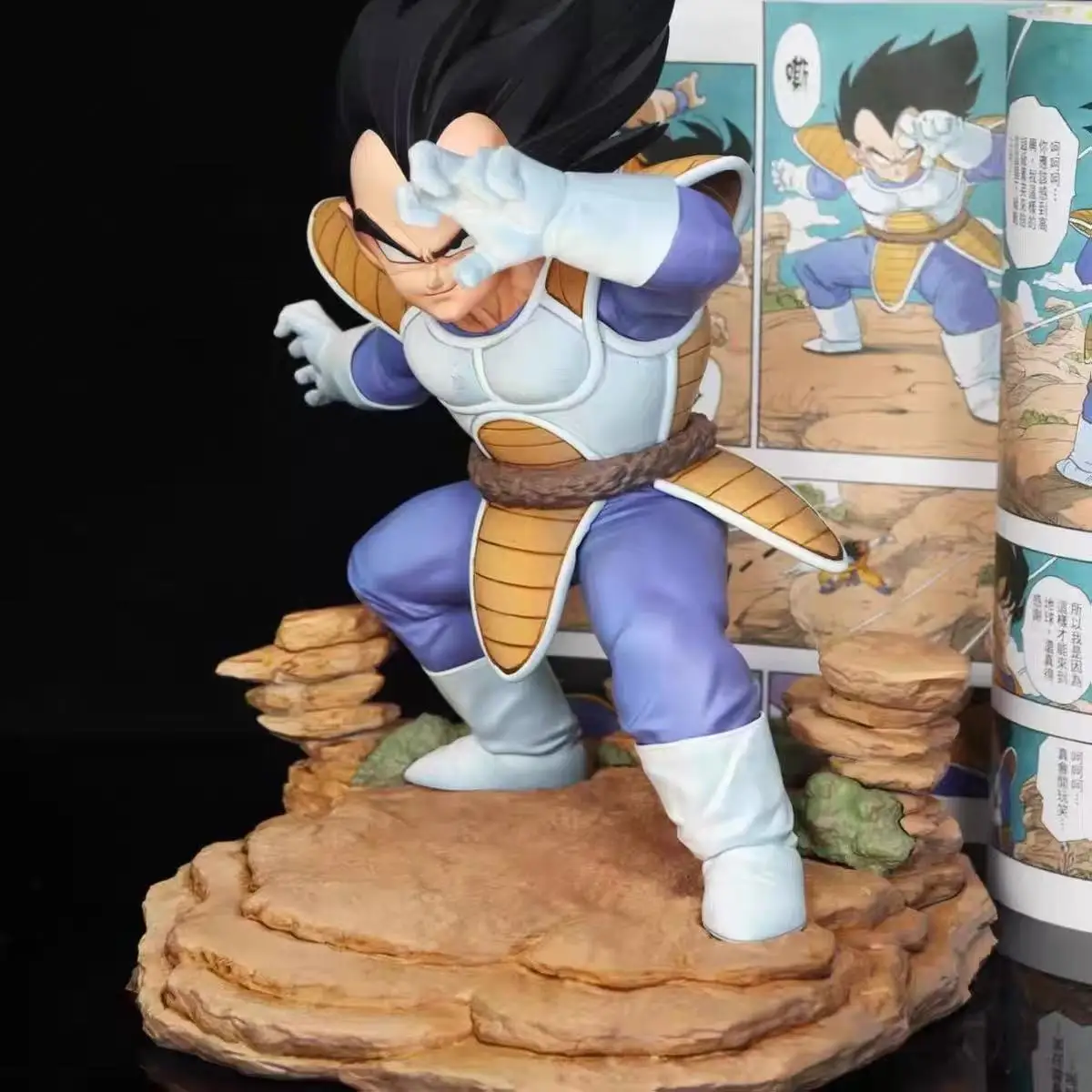 Dragon Ball Anime Figure Vegeta Iv Figures 24cm Vegeta Claws Figurine Model Statue Doll Collection Decoration Toys Birthday Gift