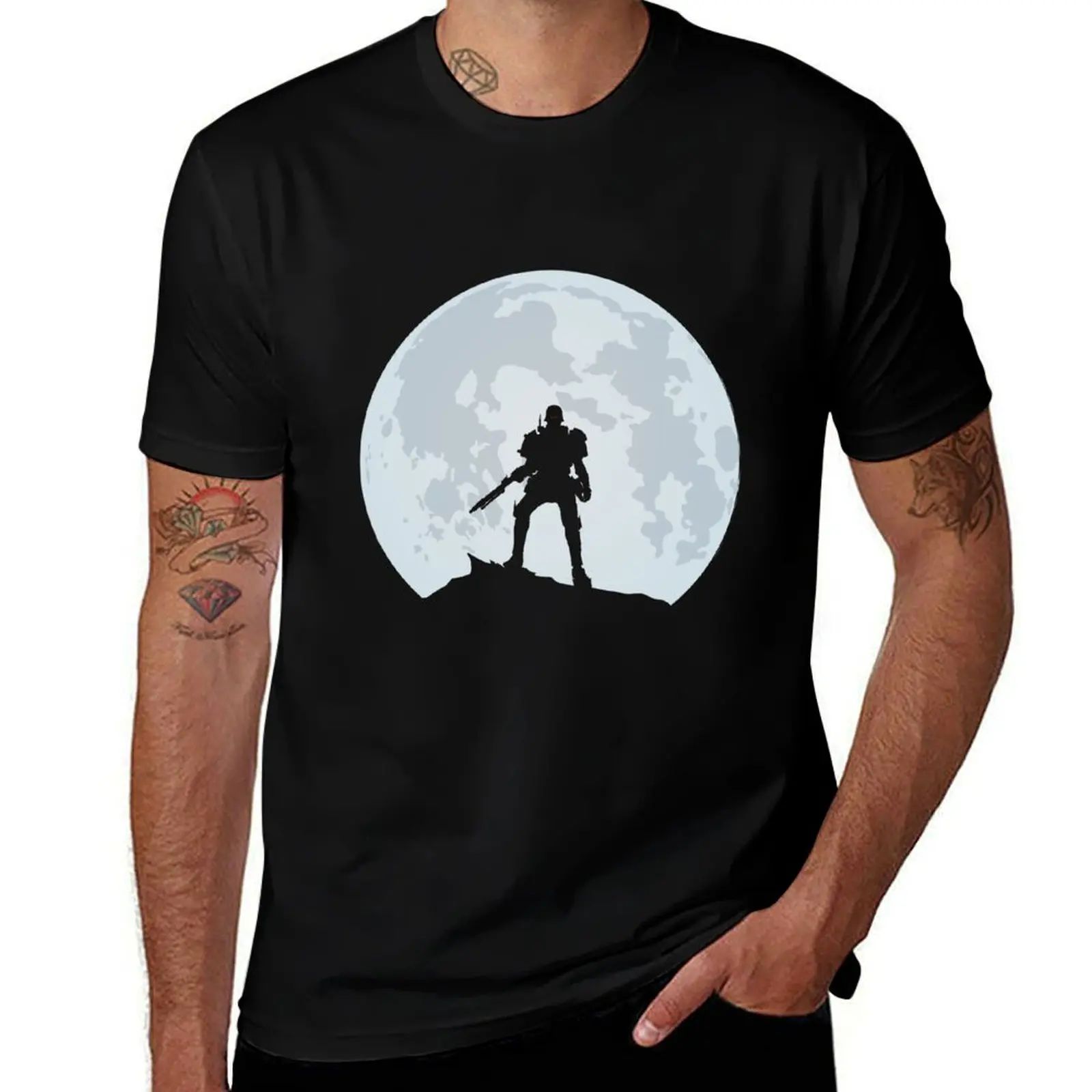 Jin-Roh T-Shirt Big and Tall Crew Neck Tee T-Shirt
