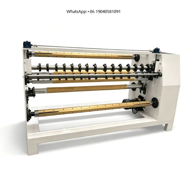 Automatic Tension Control Film Slitter Rewinder Machine Plastic Film Adhesive Tape Roll Slitting Rewinding Machine
