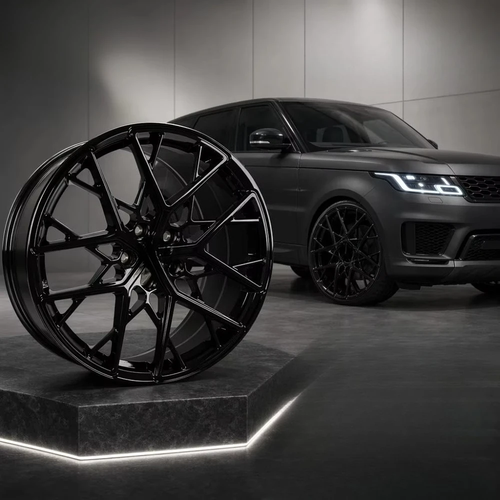 Custom Forged Alloy Wheel Hubs,Light‑Weight White Electroplating Aftermarket Modified Wheels For 4x4 SUV Wholesale Auto Rims