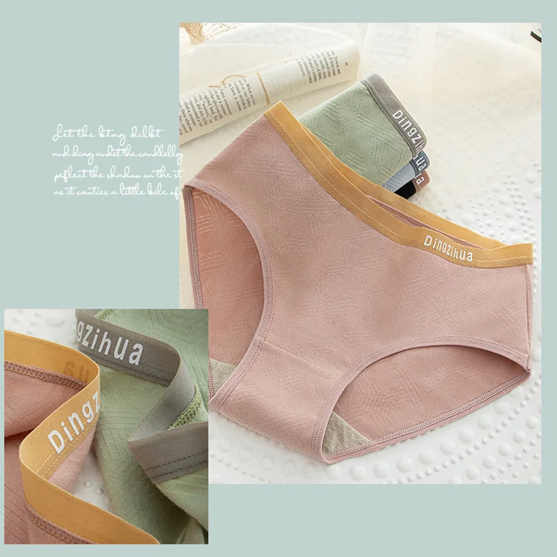 Women Panties Briefs Comfort Female Lingerie Fitness Sports Women's Cotton Panties Japanese Underwear Underpants Breathable Soft