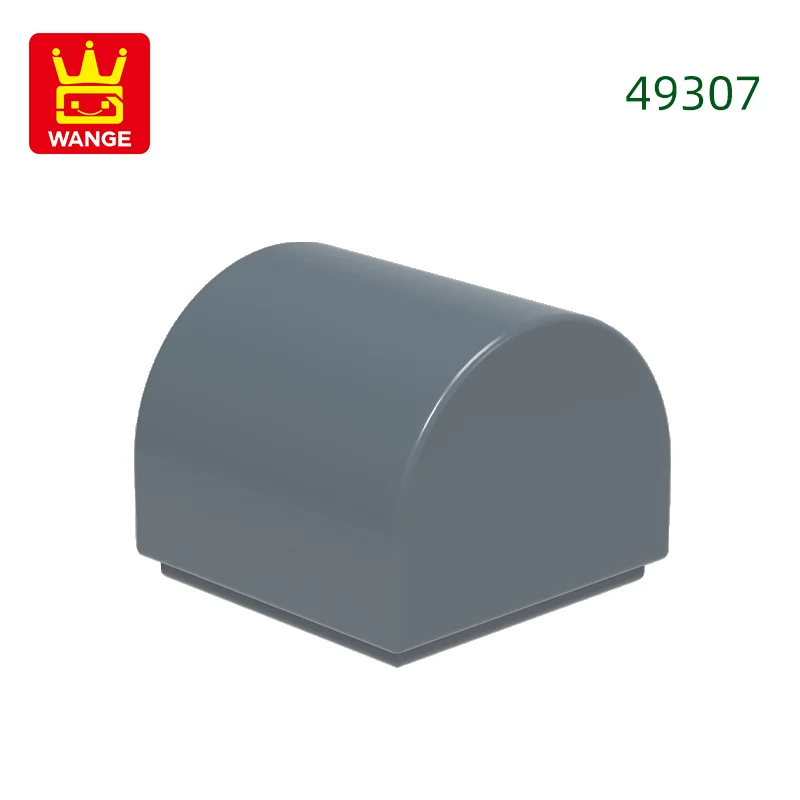 416 stks/partij 49307 1x1x2/3 Dubbele Gebogen Top Bouwstenen MOC Helling Accessoires Compatibel met baksteen Kinderen Speelgoed Geschenkdoos