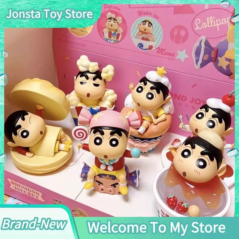 

Crayon Shin-Chan Dessert Time Series Nohara Shinnosuke Blind Box Doll Kawaii Action Figure Desktop Ornaments Model Toys Gifts