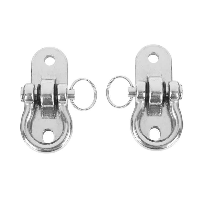 

6X Stainless Steel 304 Heavy Duty Swing Hangers Swing Sets 250Kg Capacity For Swing And Yoga Hammock Chair Sandbag